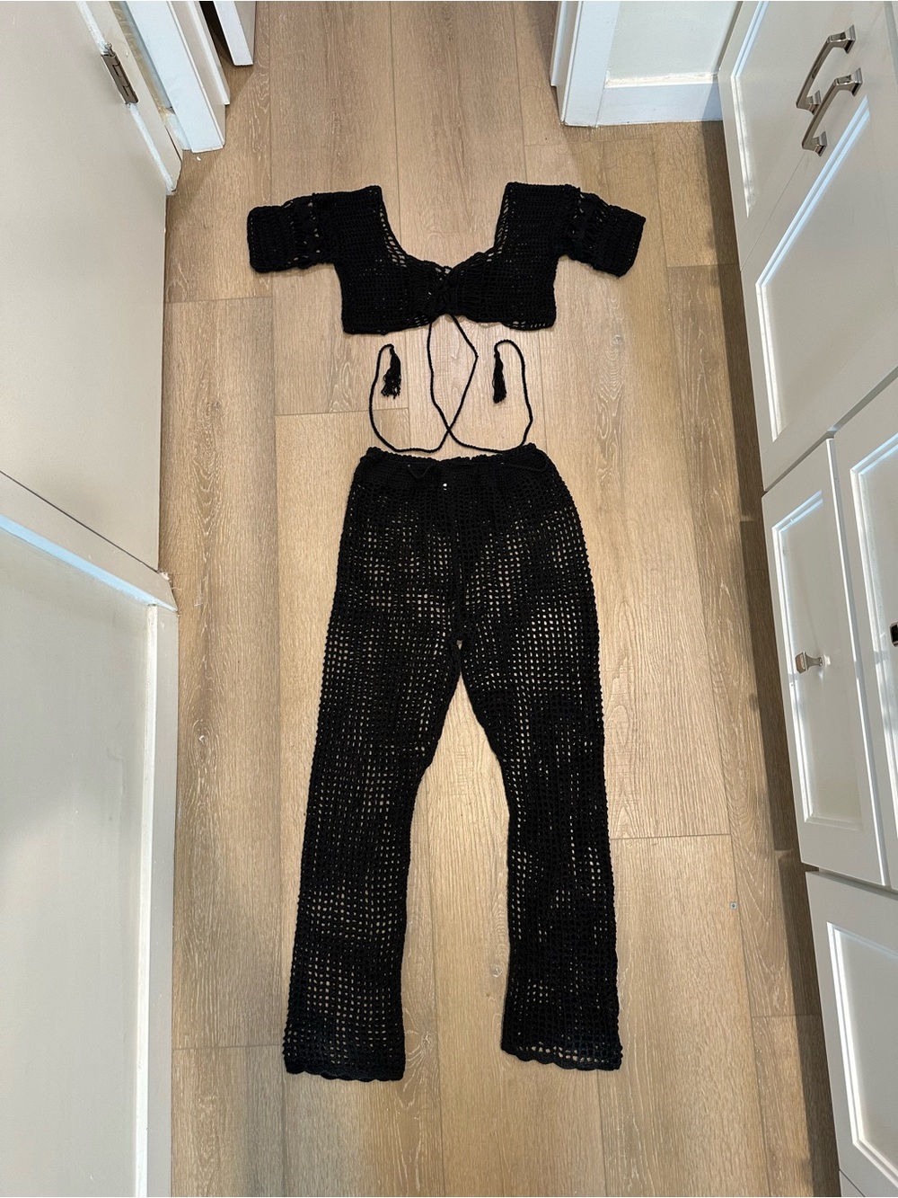 Black Andy Bagus Crochet Set